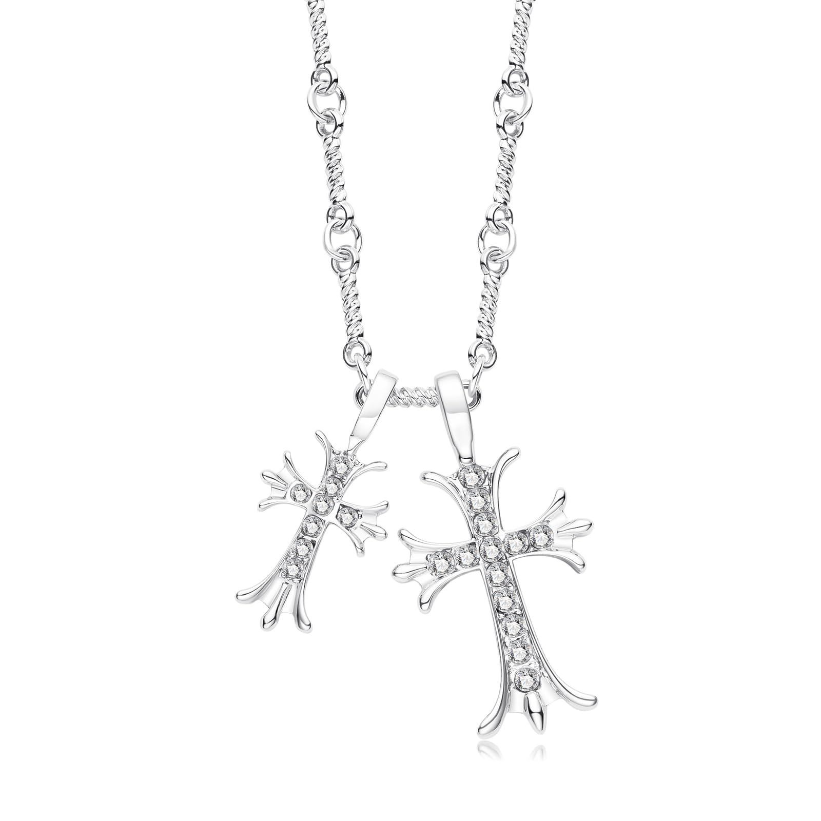 d.i.a. クラッシュ 十字架チャーム付　ダイヤ　y2k Amazon.com: Tondiamo 12 Pcs Y2k Necklace Jewelry Set Y2k